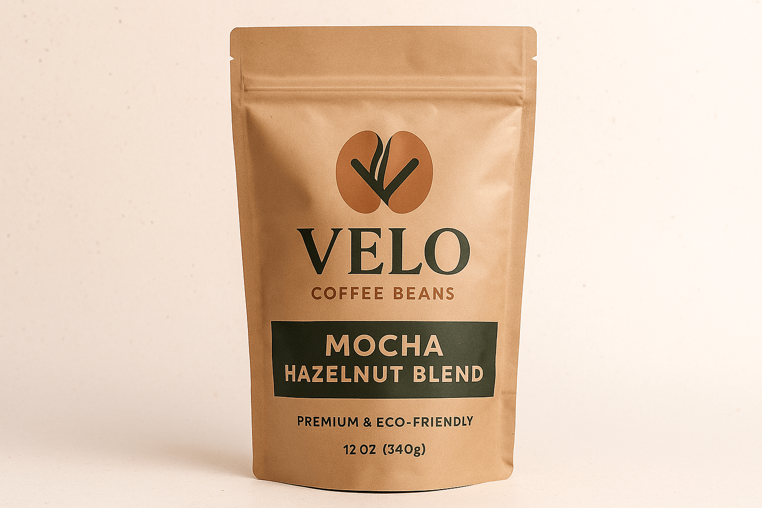 Mocha Hazelnut Blend - Vello Coffee Beans image 1