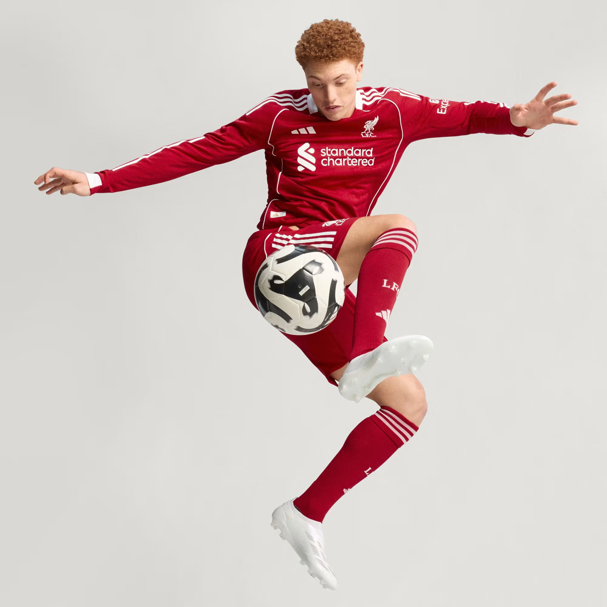 Liverpool FC 25/26 Long Sleeve Home Authentic Jersey image 1