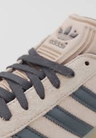 adidas Originals Gazelle trainers in taupe and indigo image 2