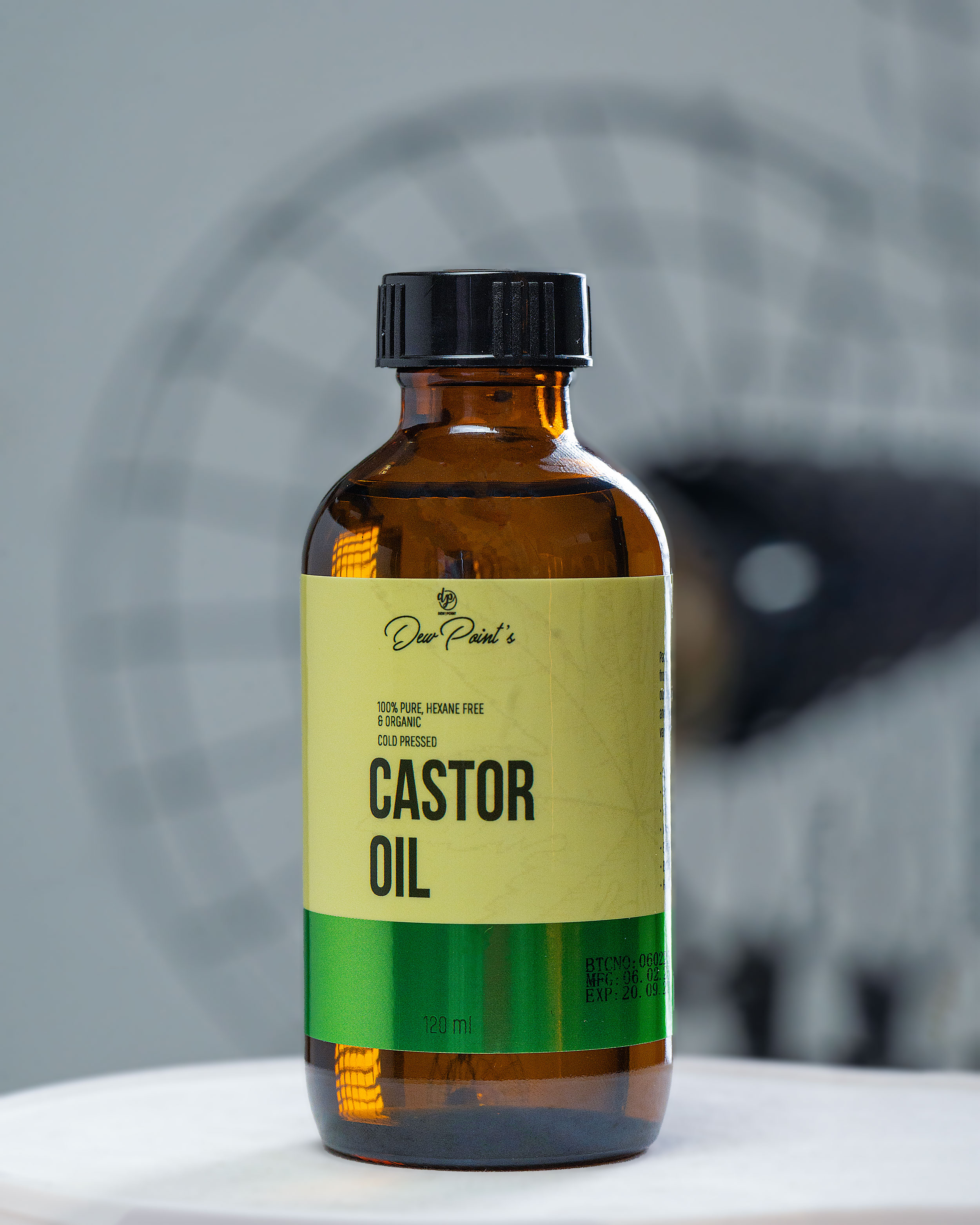 Cold Pressed Organic Castor Oil- 120 ml