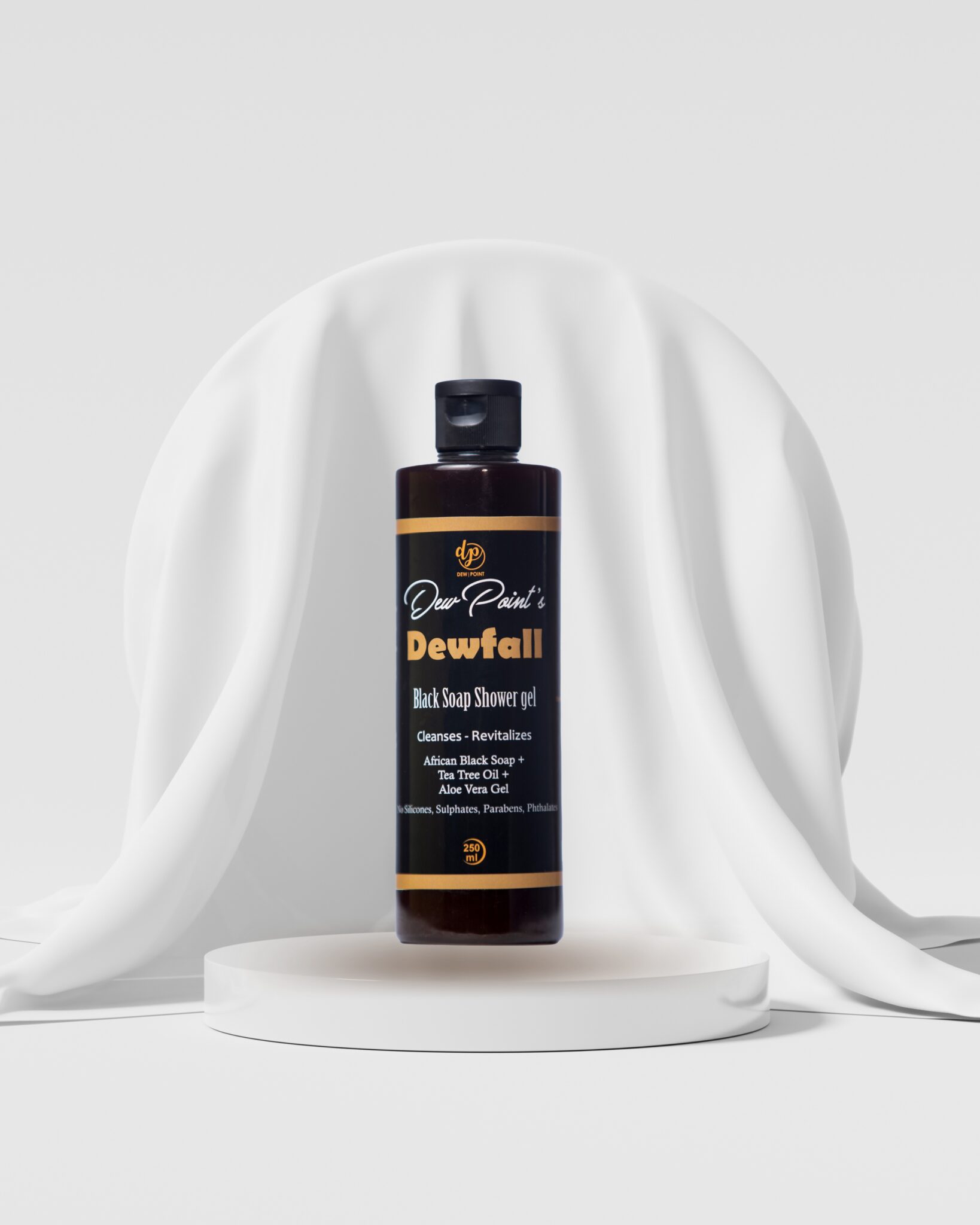 Dew Point’s Dewfall Black Soap Shower Gel 250ml image 1