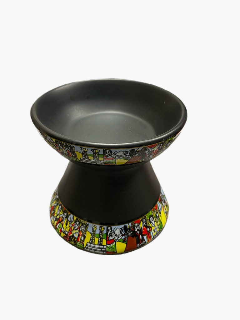 Black Ceramic Jebena Holder (Saba)