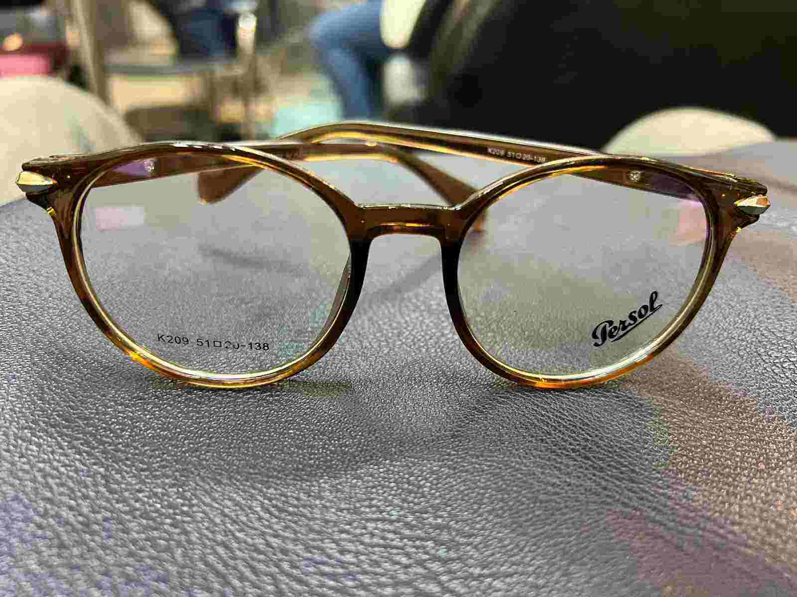 Golden Eye Glass Frame
