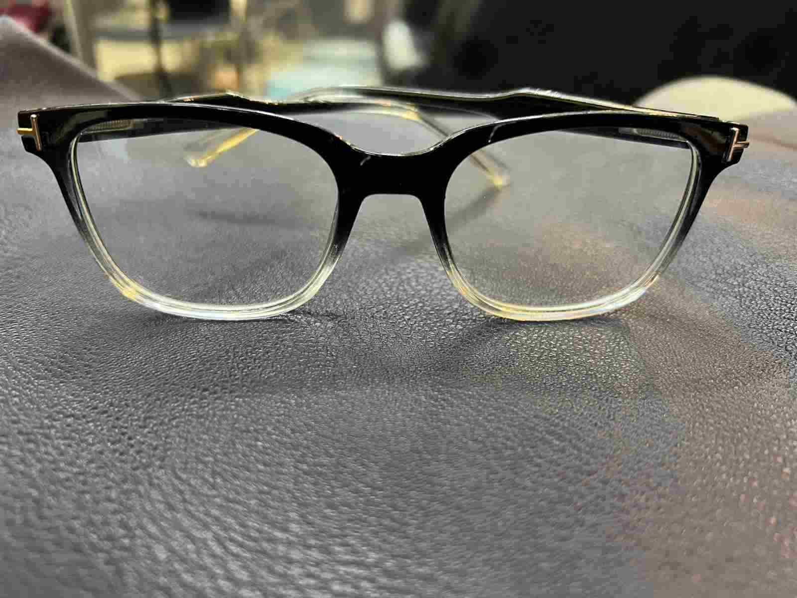 Black & White Square Eye Glass Frame