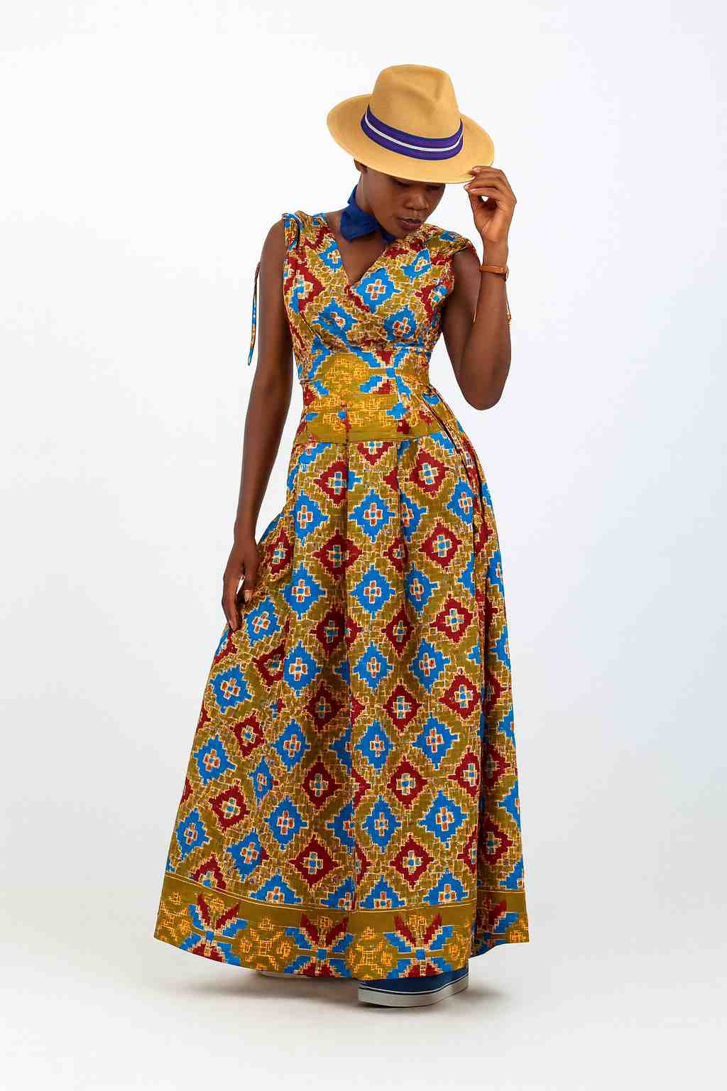 Chimwemwe Maxi  Wrap Dress