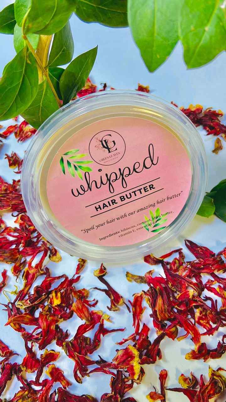 Green Herbal Whipped Hair Butter