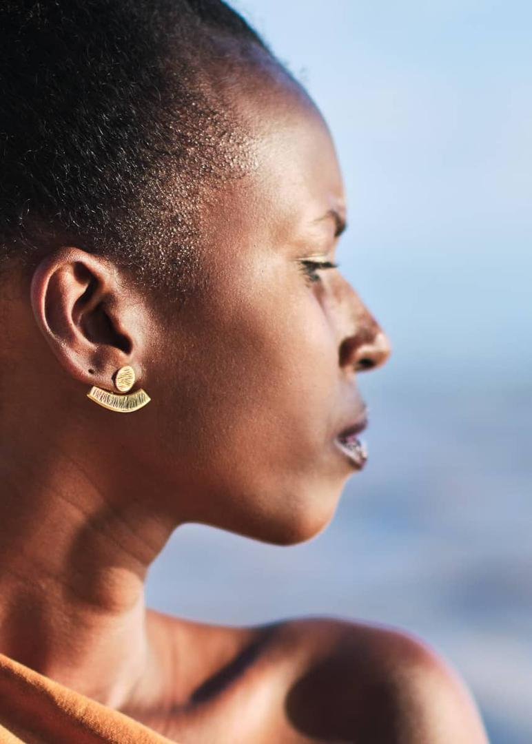Sun Moon Earring