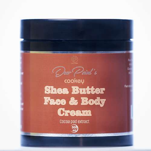 Shea Butter Face And Body Cream Cookey 500ML image 1